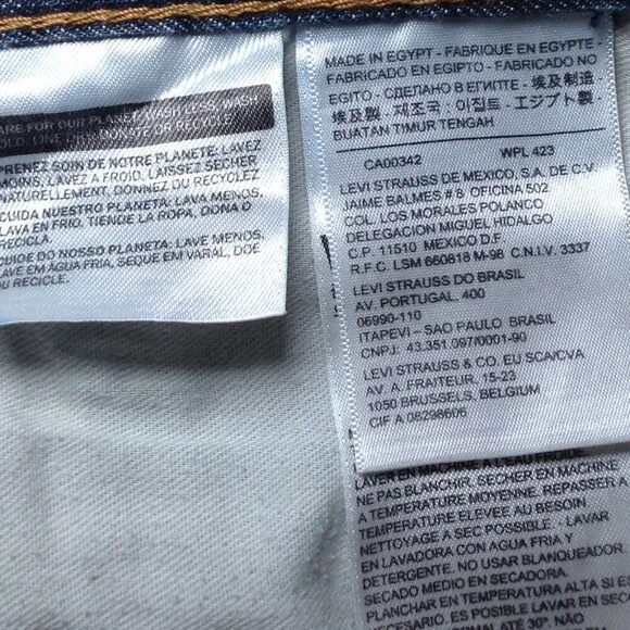 VINTAGE Levis 33x30 2012 514's, Distressed, Trending, Stylish, Dudecore, Classic - Picture 6 of 8